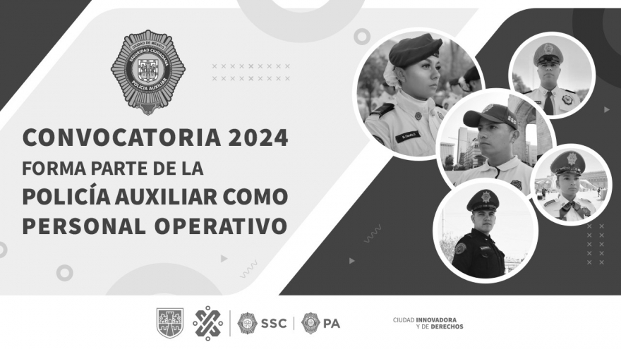 Convocatoria de Ingreso 2024 a la Policía Auxiliar